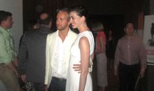 Anne Hathaway with Adam Shulman at The True Cost